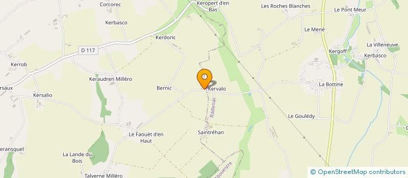 localisation de l'entreprise EARL LE TARNEC à RADENAC