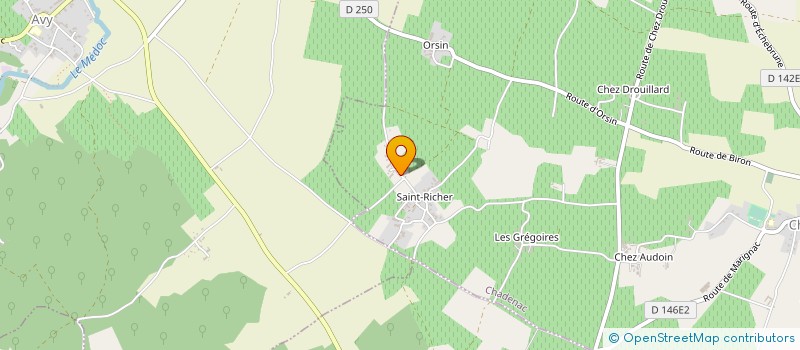 localisation de l'entreprise EARL LE TERRIER DE PICAURIANT  CHADENAC