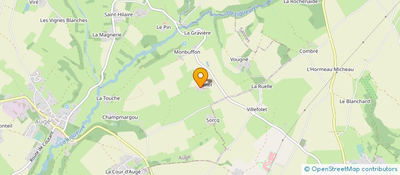 localisation de l'entreprise EARL LE TRELLIER  AUGE