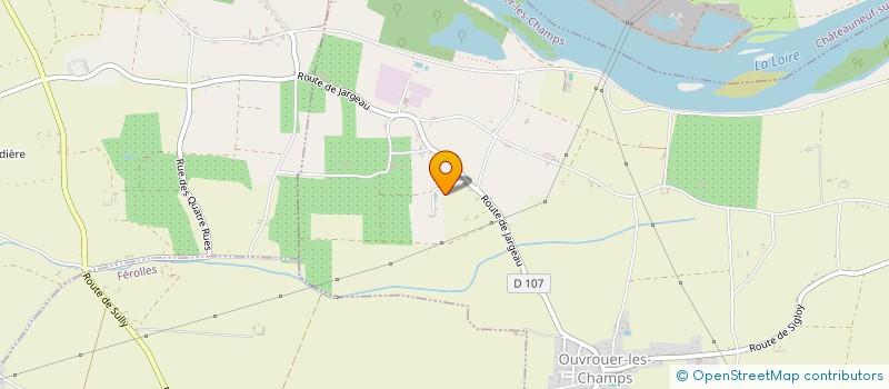 localisation de l'entreprise EARL LE TREPIED à OUVROUER-LES-CHAMPS