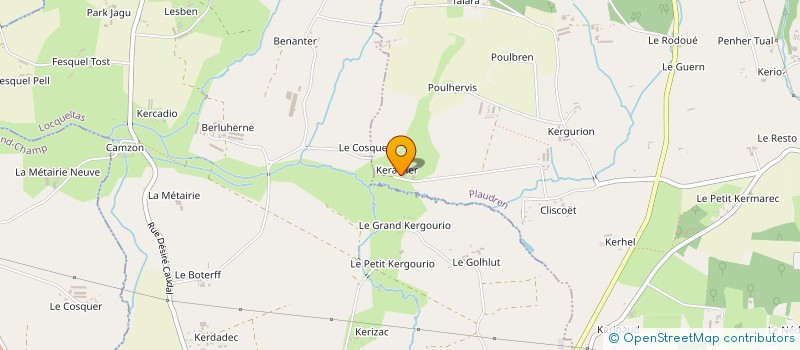 localisation de l'entreprise EARL LE TRIONNAIRE à PLAUDREN