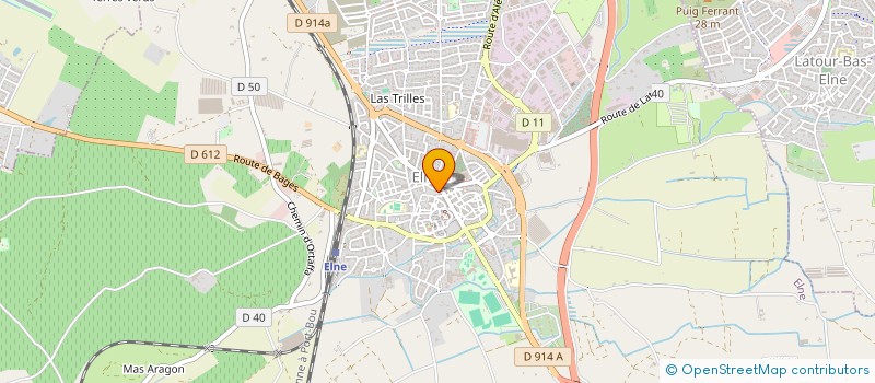 localisation de l'entreprise EARL LE TROPIQUE DU PAPILLON  ELNE