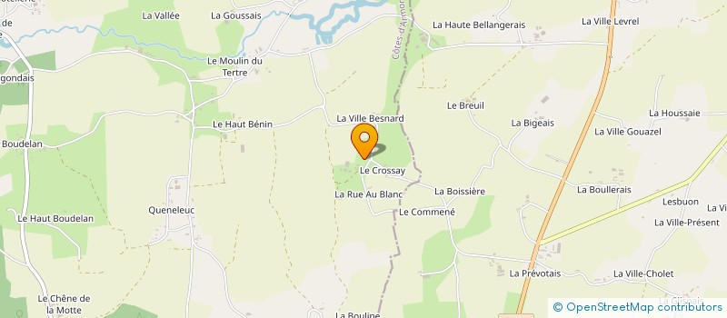localisation de l'entreprise EARL LE VAL à PLUMAUGAT