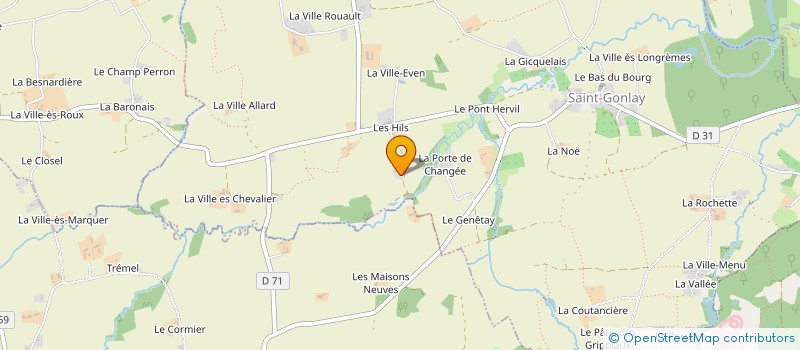 localisation de l'entreprise EARL LE VAU RICHARD  IFFENDIC