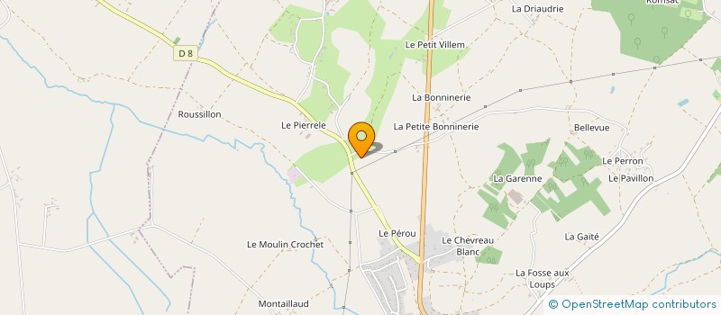 localisation de l'entreprise EARL LE VERGER à LEVROUX