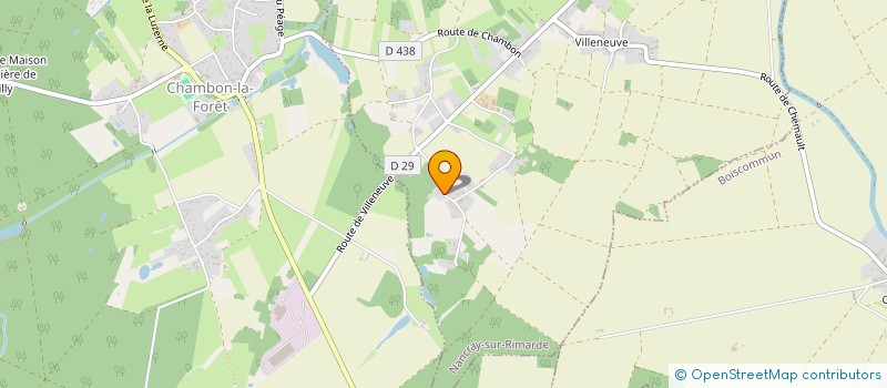 localisation de l'entreprise EARL LE VERGER  NANCRAY-SUR-RIMARDE
