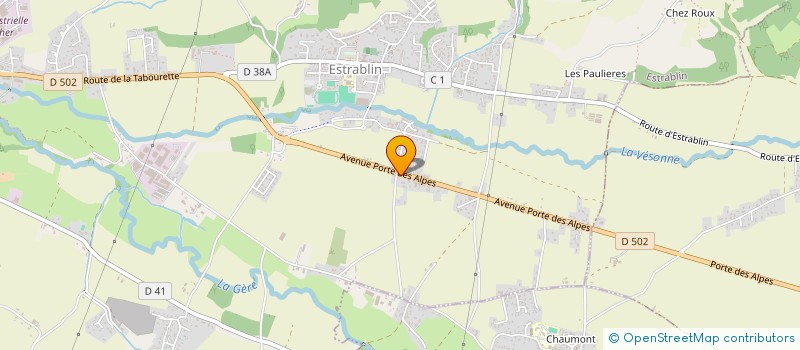 localisation de l'entreprise EARL LE VIANNAY  EYZIN-PINET