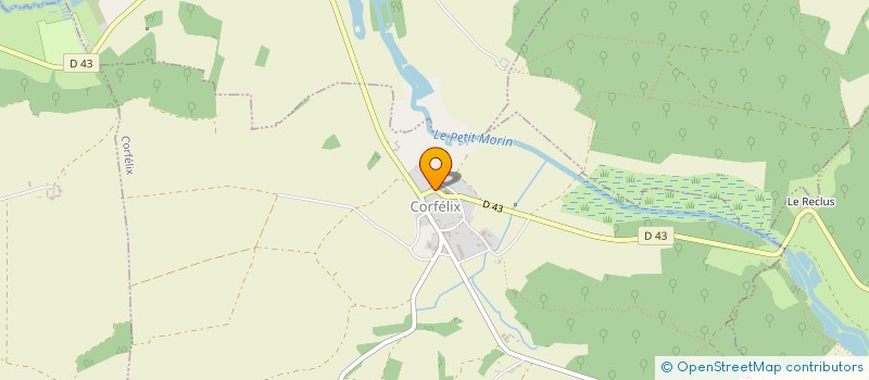 localisation de l'entreprise EARL LE VILLAGE  FROMENTIERES