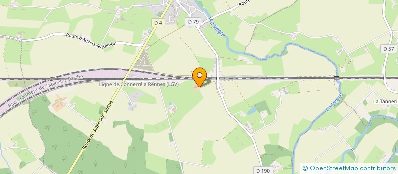localisation de l'entreprise EARL LEBALLEUR à POILLE SUR VEGRE