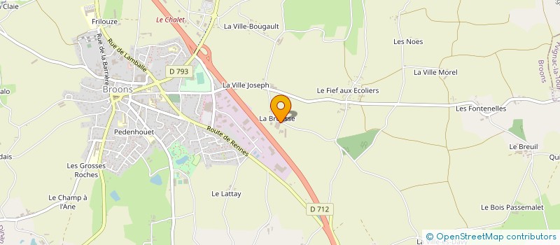 localisation de l'entreprise EARL LEBAS à LANRELAS