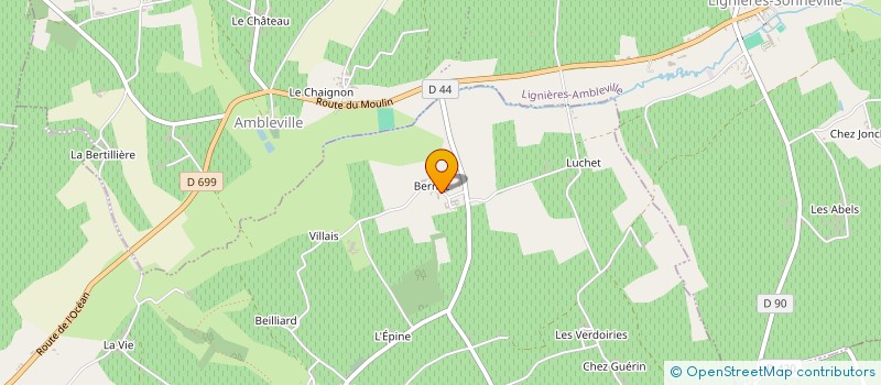 localisation de l'entreprise EARL LEBECQ ET ASSOCIE à CRITEUIL-LA-MAGDELEINE