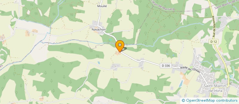 localisation de l'entreprise EARL LEBIGNE  SAINT-MARTIN-DE-HINX