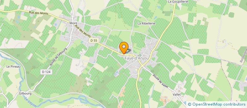 localisation de l'entreprise EARL LEBLANC JC ET FILS à BELLEVIGNE-EN-LAYON