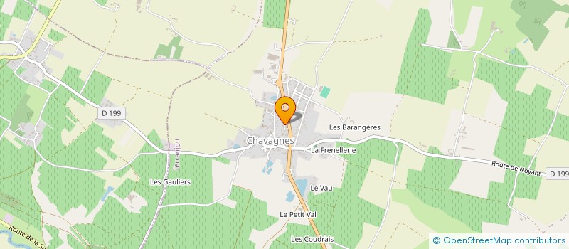 localisation de l'entreprise EARL LEBLANC JEAN CLAUDE ET FILS à BELLEVIGNE-EN-LAYON