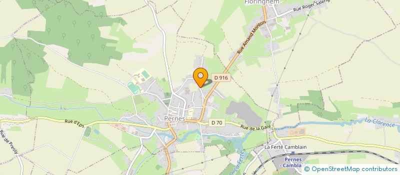 localisation de l'entreprise EARL LEBLOND DEREGNAUCOURT  PERNES