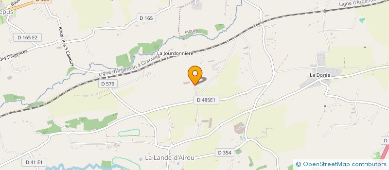 localisation de l'entreprise EARL LEBOUVIER-BLIN à LA LANDE-D'AIROU