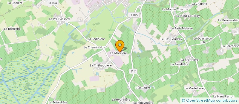 localisation de l'entreprise EARL LECHAT ET FILS à LE LOROUX-BOTTEREAU