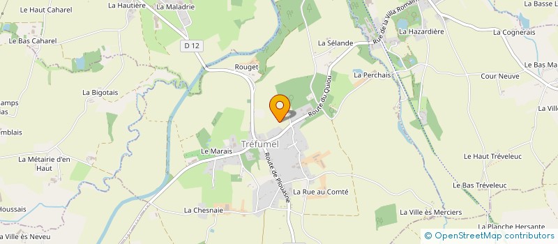 localisation de l'entreprise EARL LECHEVAISTRIER à TREFUMEL