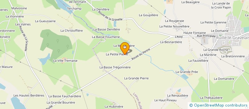 localisation de l'entreprise EARL LECLAIR  LOIRON-RUILLE