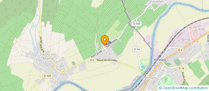 localisation de l'entreprise EARL LECLERC MONDET à TRELOU-SUR-MARNE