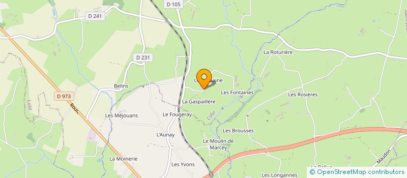 localisation de l'entreprise EARL LECOMPAGNON à LOLIF