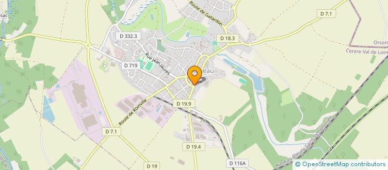 localisation de l'entreprise EARL LECOMTE à SAINT-LEGER-DES-AUBEES