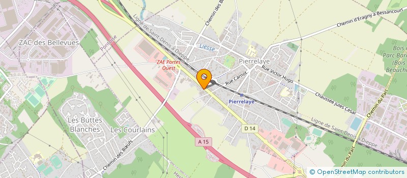 localisation de l'entreprise EARL LECONTE  PIERRELAYE