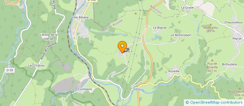 localisation de l'entreprise EARL LECOUR XAVIER à MOUTIER-ROZEILLE