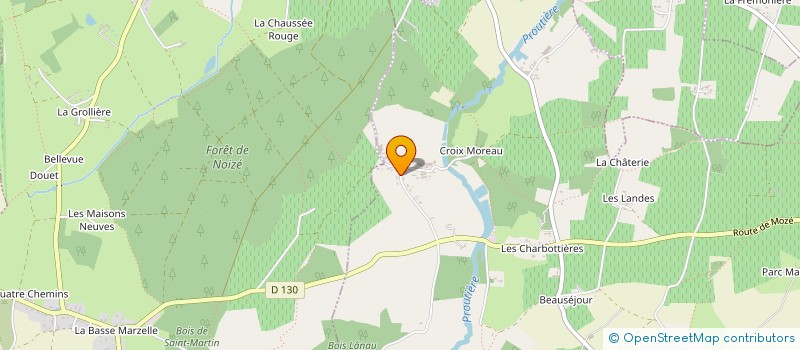 localisation de l'entreprise EARL LECUIT à BRISSAC LOIRE AUBANCE