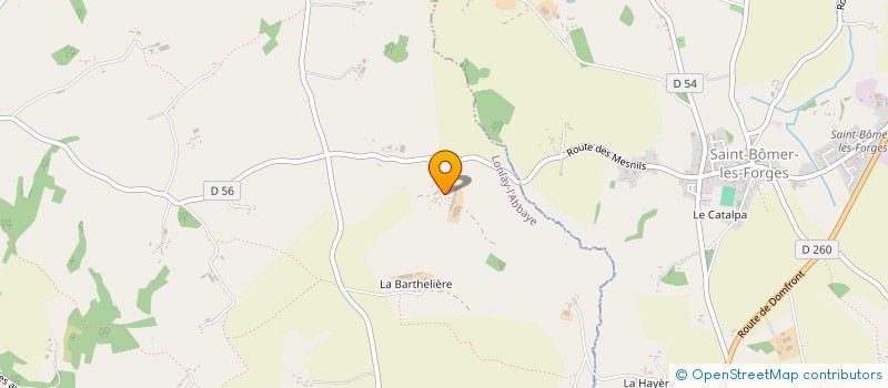 localisation de l'entreprise EARL LEDEME à LONLAY-L'ABBAYE