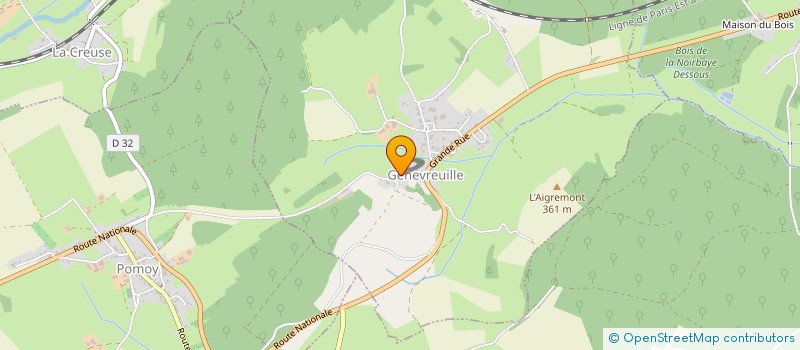 localisation de l'entreprise EARL LEDEUR à GENEVREUILLE