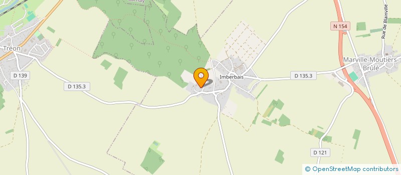 localisation de l'entreprise EARL LEFEBVRE à MARVILLE-MOUTIERS-BRULE