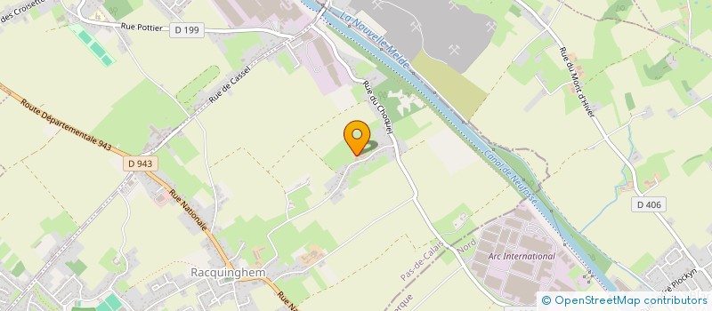 localisation de l'entreprise EARL LEFEBVRE DEMOL  RACQUINGHEM