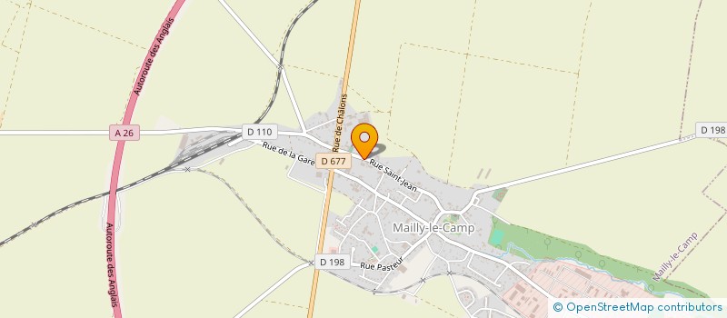 localisation de l'entreprise EARL LEFEVRE à MAILLY-LE-CAMP