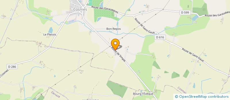 localisation de l'entreprise EARL LEFEVRE  COSMES