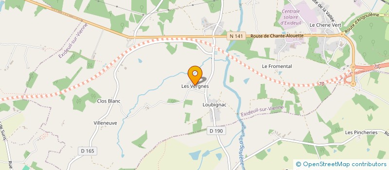 localisation de l'entreprise EARL LEFORT à ETAGNAC