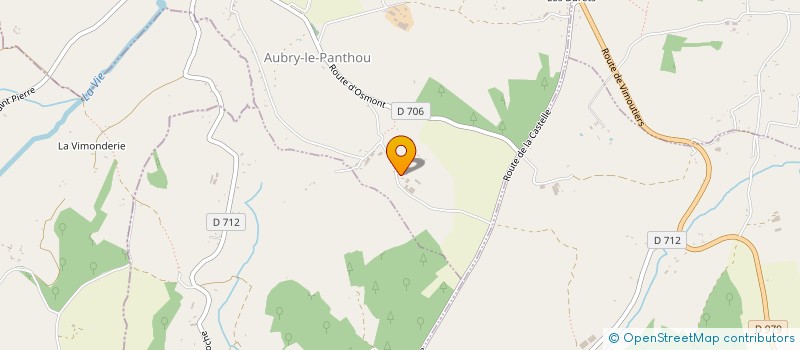 localisation de l'entreprise EARL LEFOURNIER à AUBRY-LE-PANTHOU