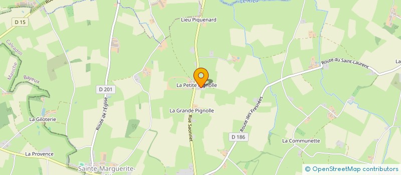 localisation de l'entreprise EARL LEFRANCOIS à SAINTE-MARGUERITE-D'ELLE
