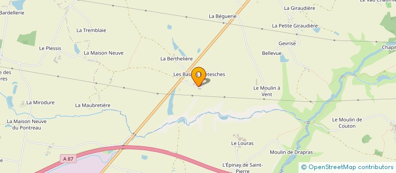 localisation de l'entreprise EARL LEGER  CHEMILLE-EN-ANJOU