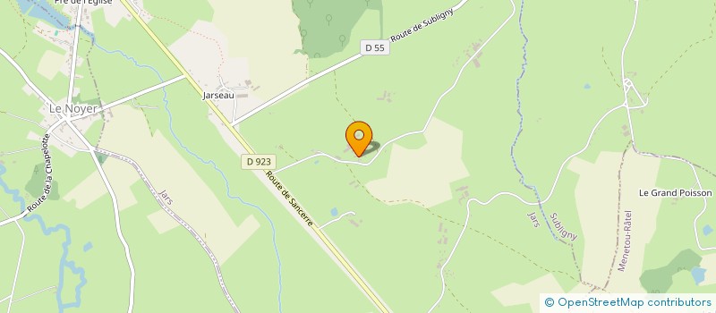 localisation de l'entreprise EARL LEGER DENIS ET MICKAEL  JARS