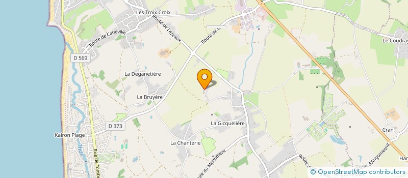 localisation de l'entreprise EARL LEGRAND à SAINT-PAIR-SUR-MER