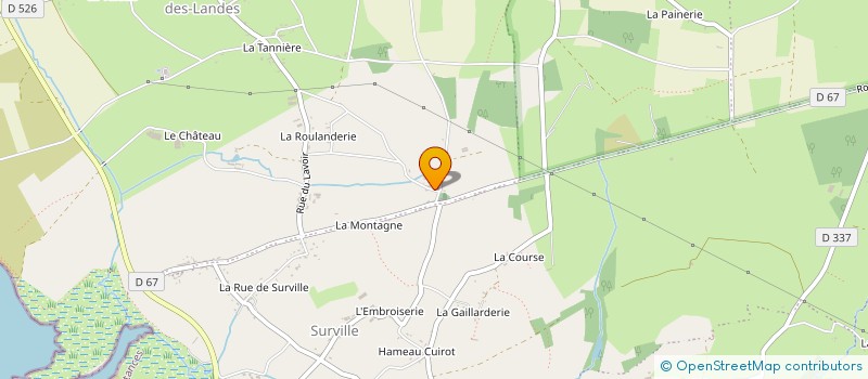 localisation de l'entreprise EARL LEGRAVERAND à LA HAYE