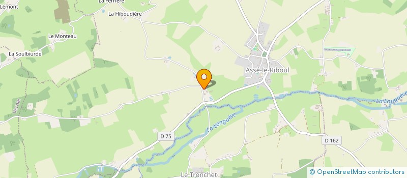 localisation de l'entreprise EARL LEGUILLON  ASSE LE RIBOUL