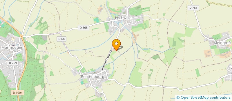 localisation de l'entreprise EARL LEHMANN  REUTENBOURG