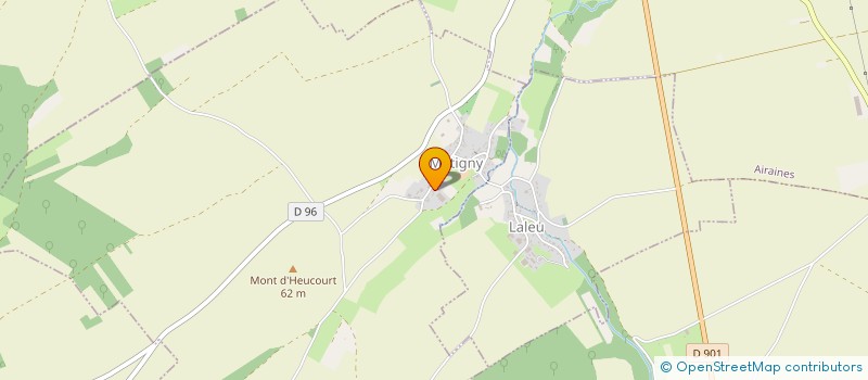 localisation de l'entreprise EARL LEJEUNE  METIGNY