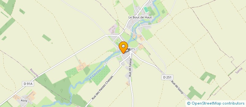 localisation de l'entreprise EARL LELIEVRE à ROUVRES