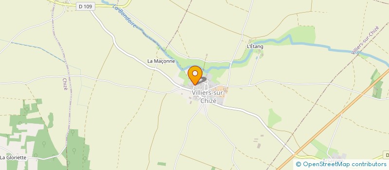 localisation de l'entreprise EARL LEM - GB  VILLIERS-SUR-CHIZE