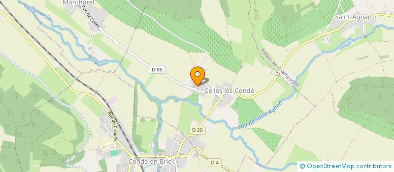 localisation de l'entreprise EARL LEMAIRE COOREVITS à CELLES-LES-CONDE