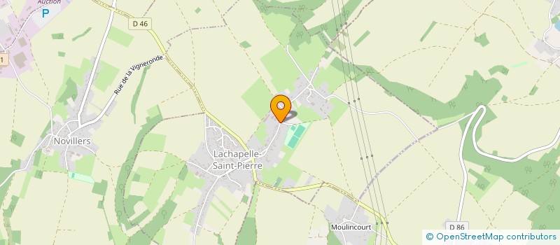 localisation de l'entreprise EARL LEMAITRE FREDERIC  LACHAPELLE-SAINT-PIERRE