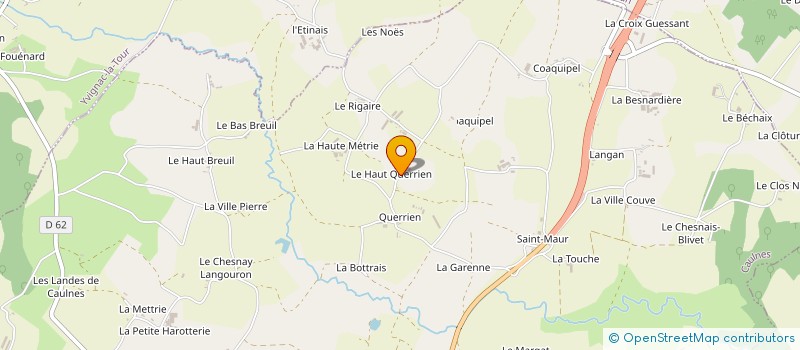 localisation de l'entreprise EARL LEMARCHAND  CAULNES